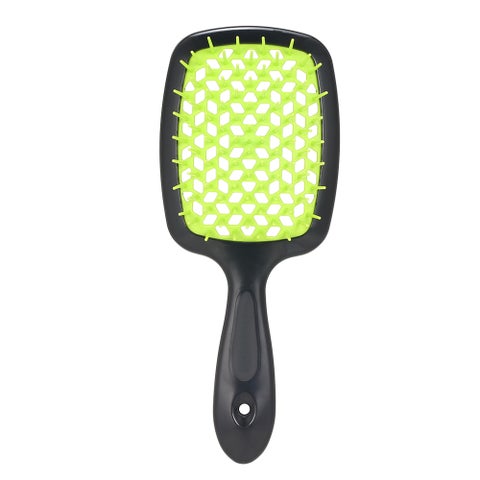Anti Static Detangle Paddle Hairbrush Green 20X4X9cm