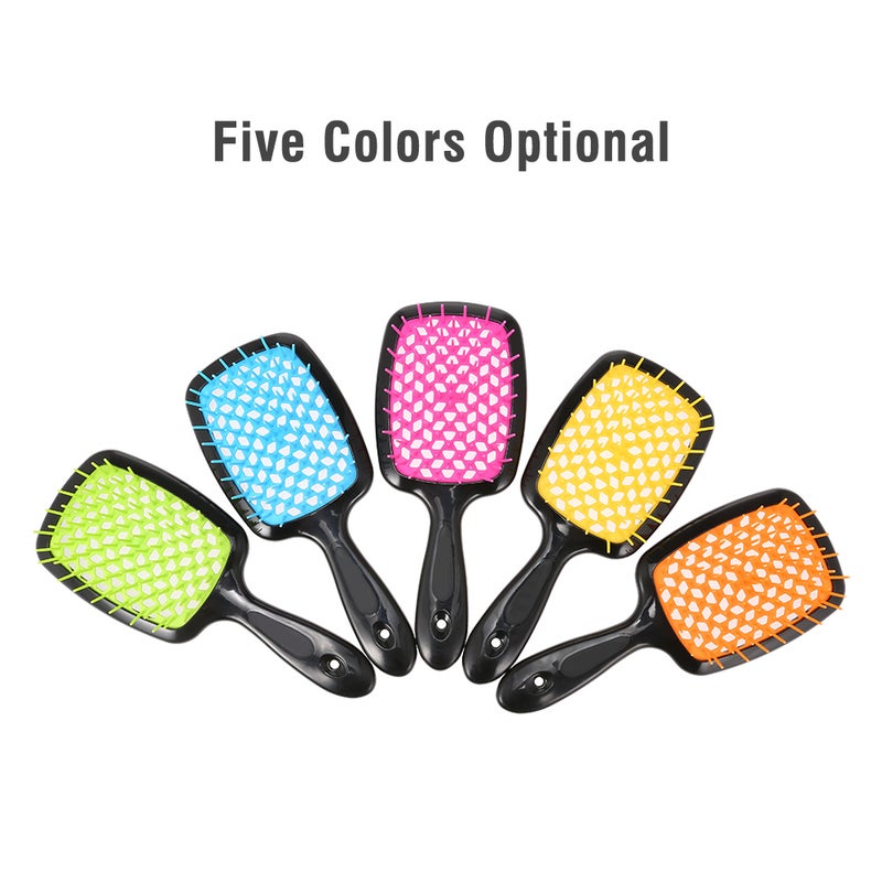 فرشاة شعر مضادة للكهرباء الساكنة لفك تشابك الشعر برتقالي 20X4X9سم - Image 4