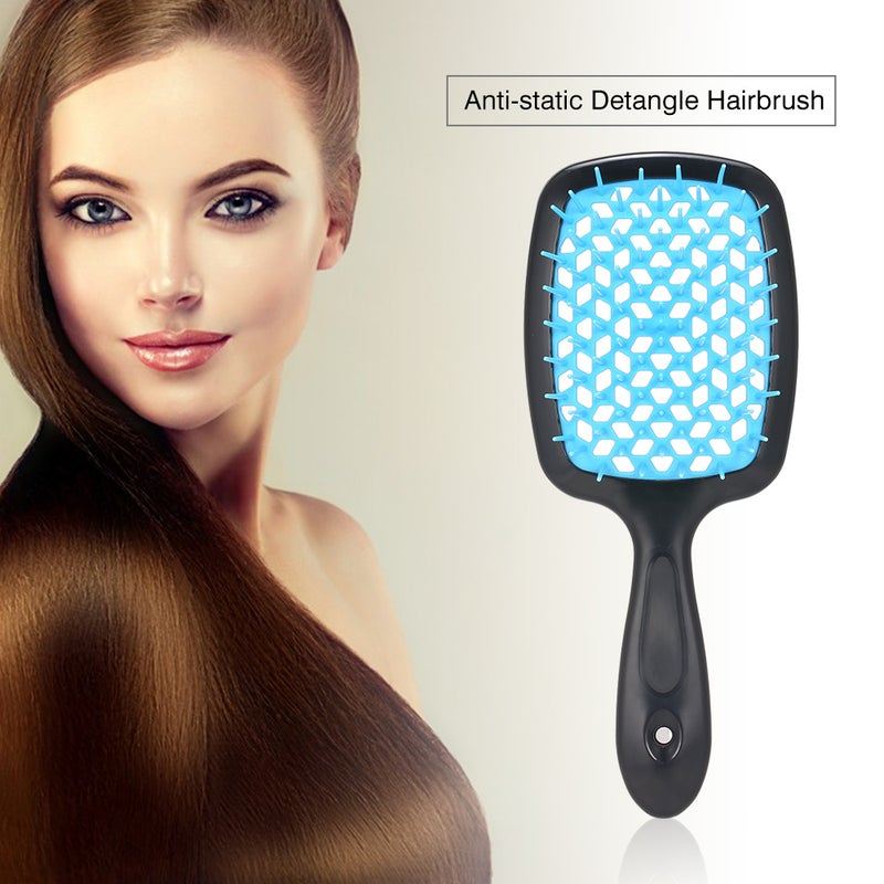 فرشاة شعر مضادة للكهرباء الساكنة لفك تشابك الشعر برتقالي 20X4X9سم - Image 2