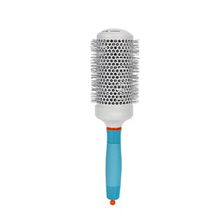 Round Blow Drying Hair Brush With Antistatic Bristle Silver / Blue 27X6X6cm - v1604072203/N41446572A_1