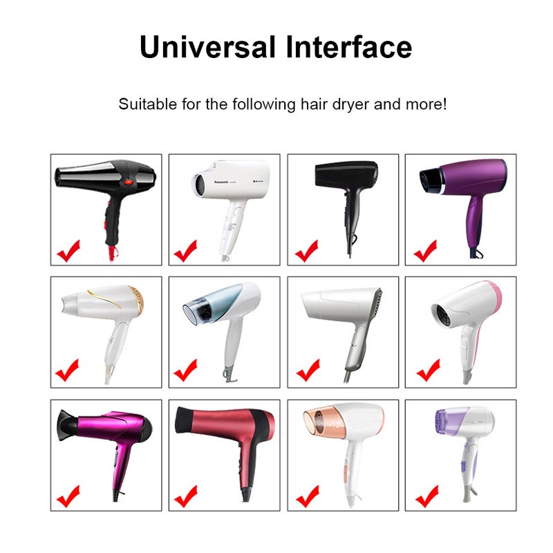 Generic - Universal Hair Dryer Diffuser Black 17X12X17cm - Image 1