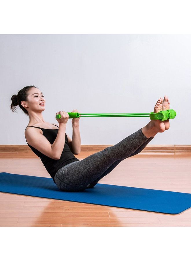 iTelker Multifunctional 2 Tubes Latex Foot Elastic Pull Rope Expander  - Image 2