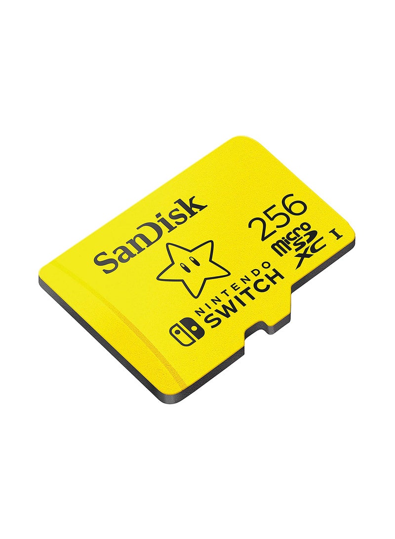 سانديسك - بطاقة ذاكرة مايكرو SDXC بسرعة فائقة UHS-I لنينتندو سويتش 256 GB - Image 1