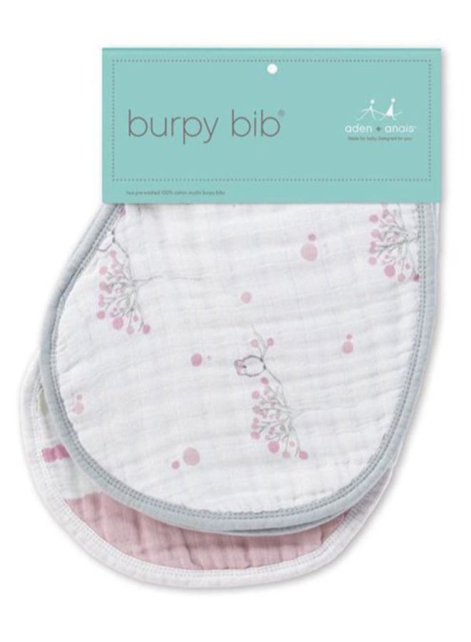 aden + anais 2-Piece Classic Cotton For the Birds Bib Set - Image 1