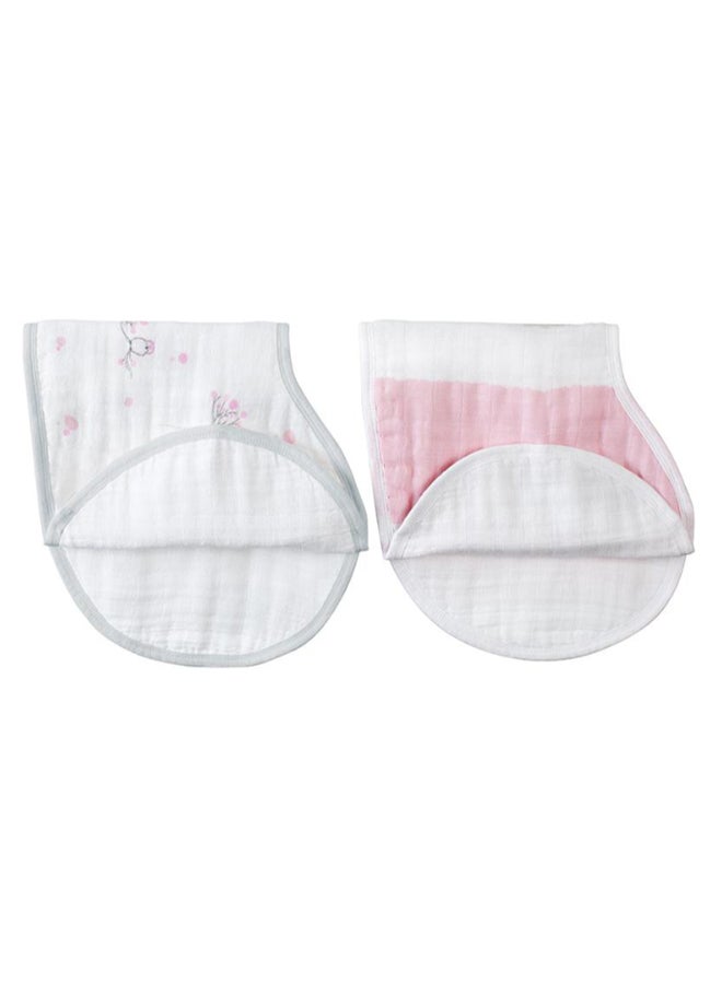 aden + anais 2-Piece Classic Cotton For the Birds Bib Set - Image 2