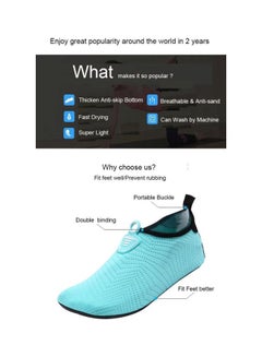 SFMW Breathable Non-Slip Beach Shoes Light Blue/Black  - Image 2