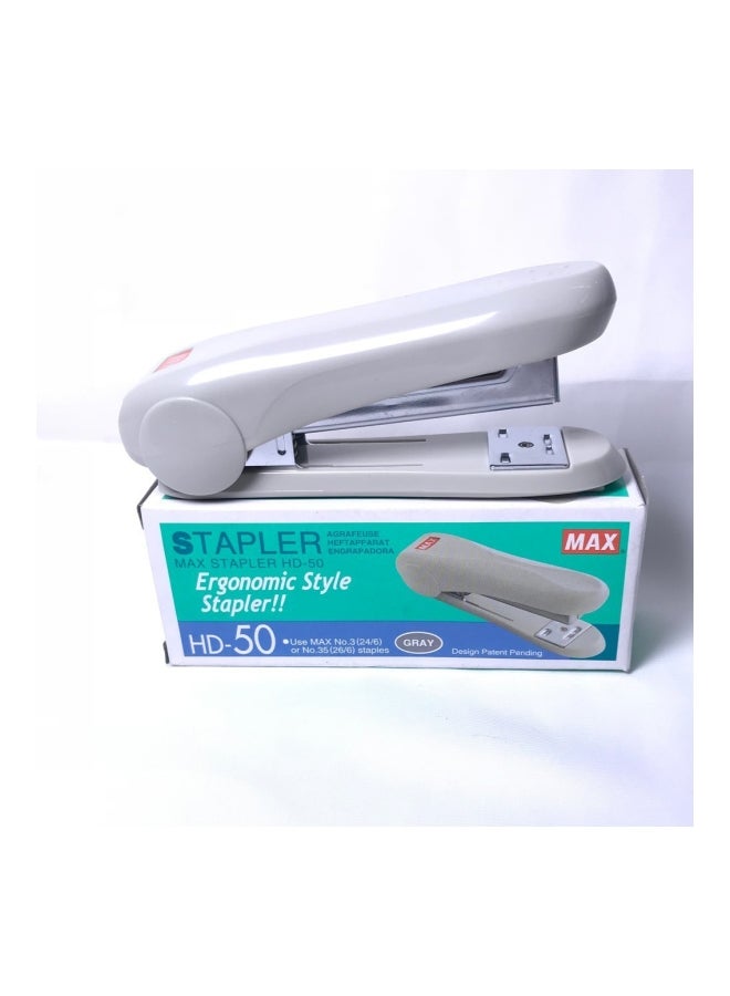 Max Heavy Duty Desktop Stapler Grey  - Image 2