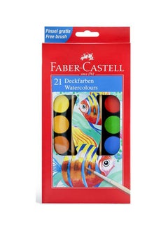 FABER-CASTELL 21 Shades Water Colour Multicolour  - Image 2