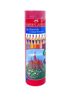 36-Piece Colour Pencil Set With Tin Multicolour