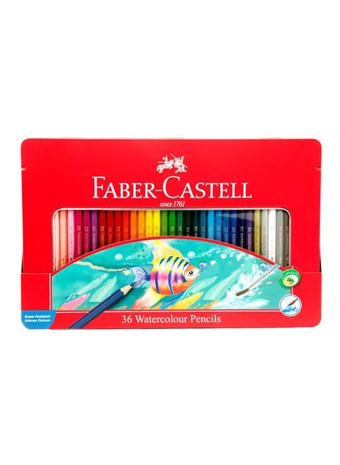 36-Piece Colour Pencil Set With Tin Multicolour