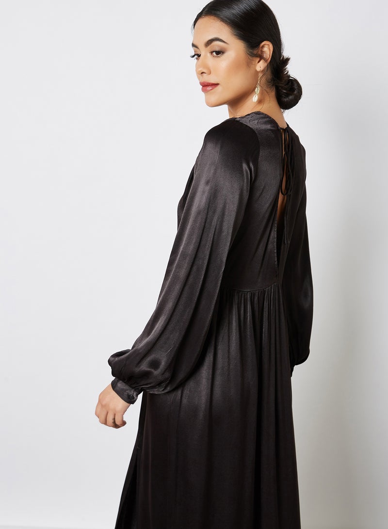 Y.A.S Brandi Maxi Dress Black  - Image 2