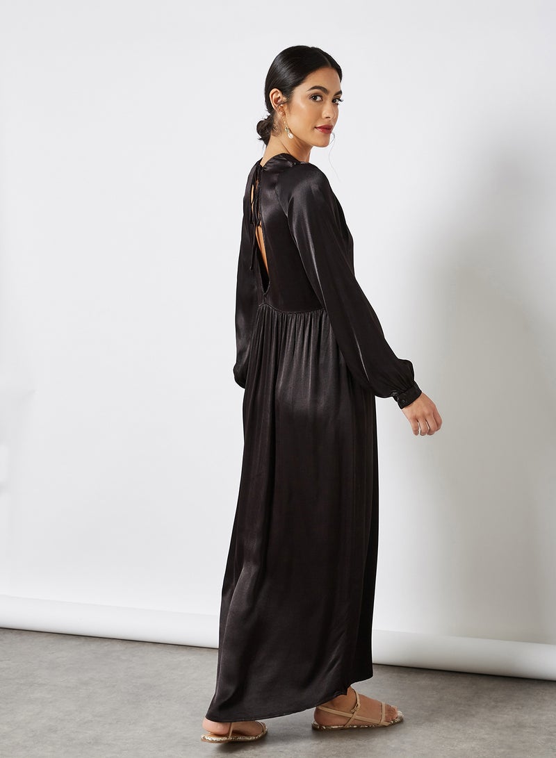Y.A.S Brandi Maxi Dress Black  - Image 3