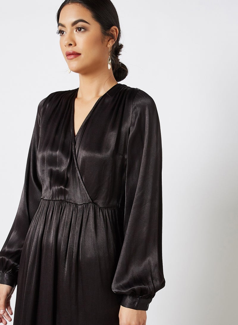 Y.A.S Brandi Maxi Dress Black  - Image 4