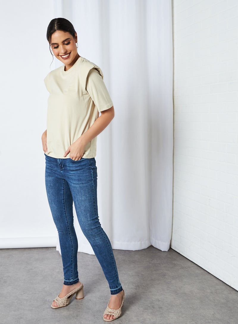 PIECES - Mussi Blouse Fog - Image 1