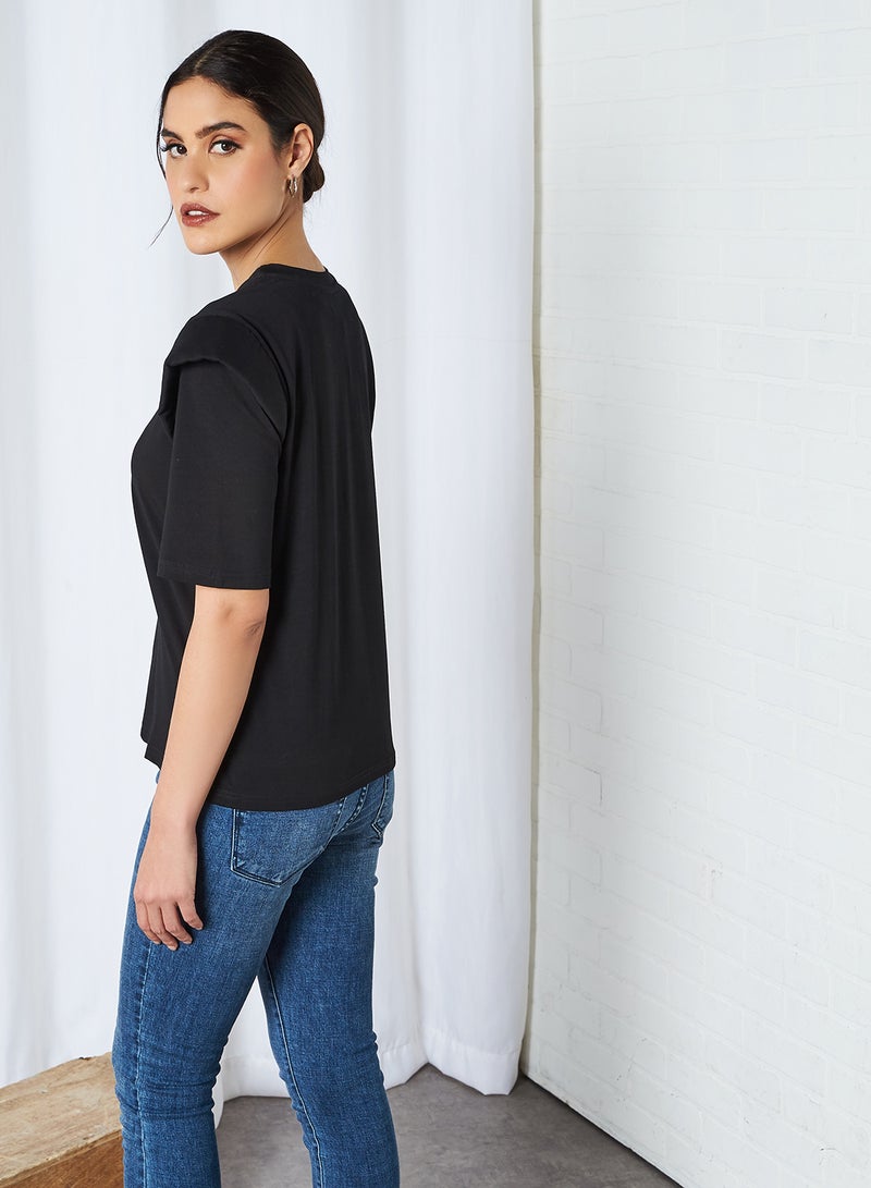 PIECES Mussi Blouse Black  - Image 2