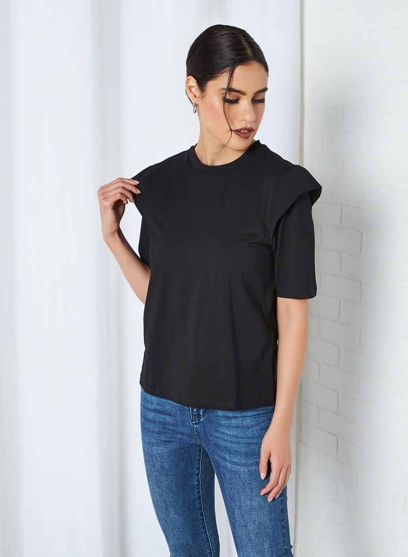 PIECES Mussi Blouse Black  - Image 3