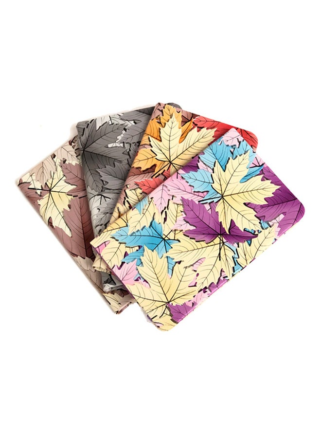 16-Piece A6 Maple Leaf Printed Notebook Multicolour - Image 2