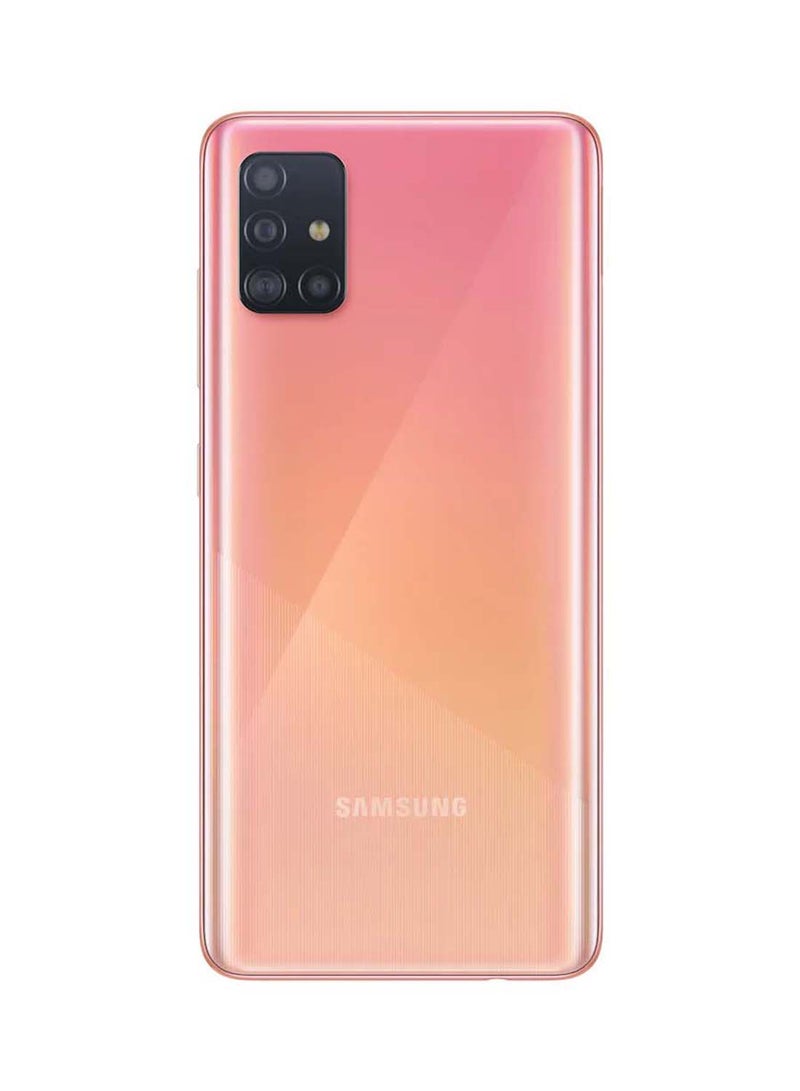 Samsung - Galaxy A51 Dual SIM Prism Crush Pink 256GB 8GB RAM 4G LTE - KSA Version - Image 1
