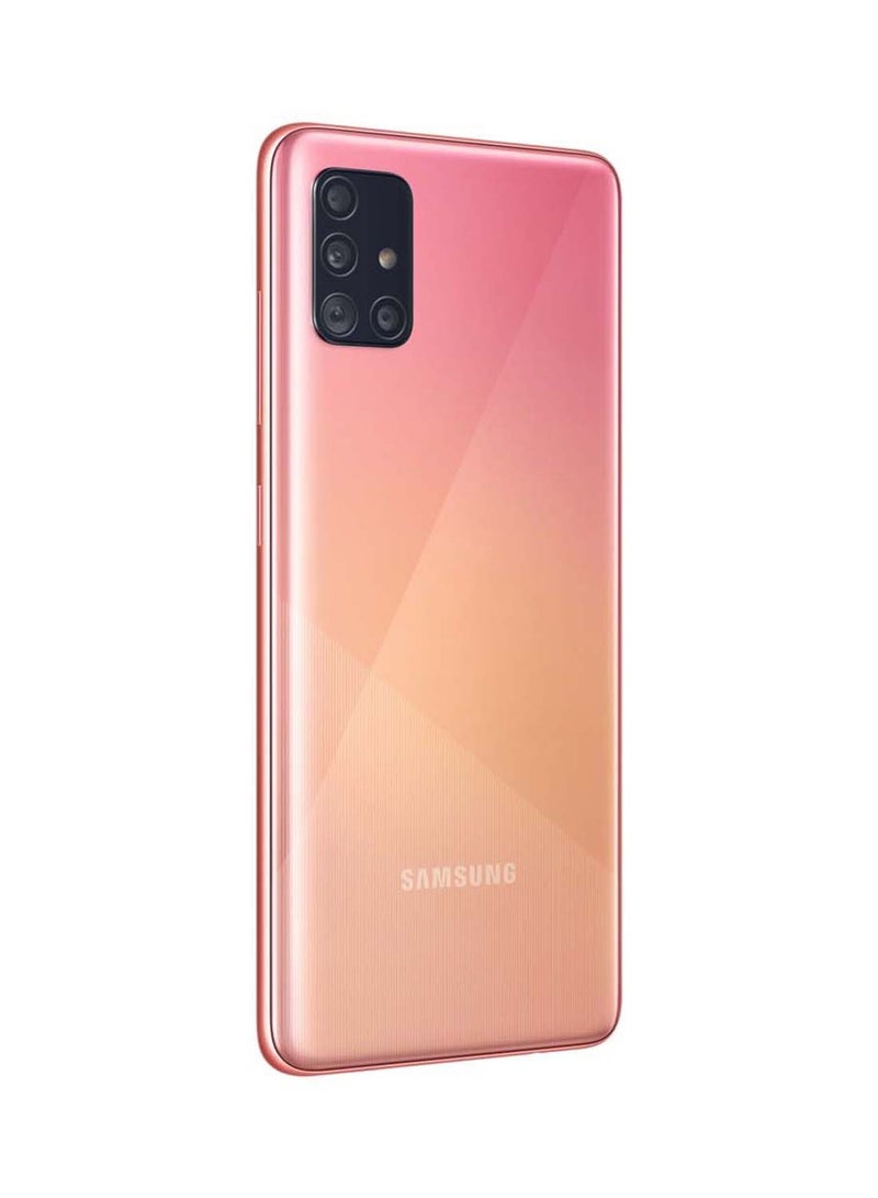 Samsung - Galaxy A51 Dual SIM Prism Crush Pink 256GB 8GB RAM 4G LTE - KSA Version - Image 1