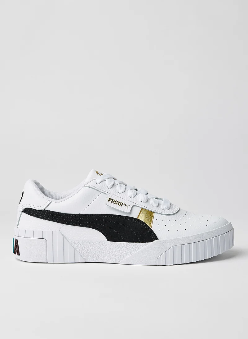 PUMA Cali Varsity Sneakers Puma White-Puma Black-Puma Team Gold