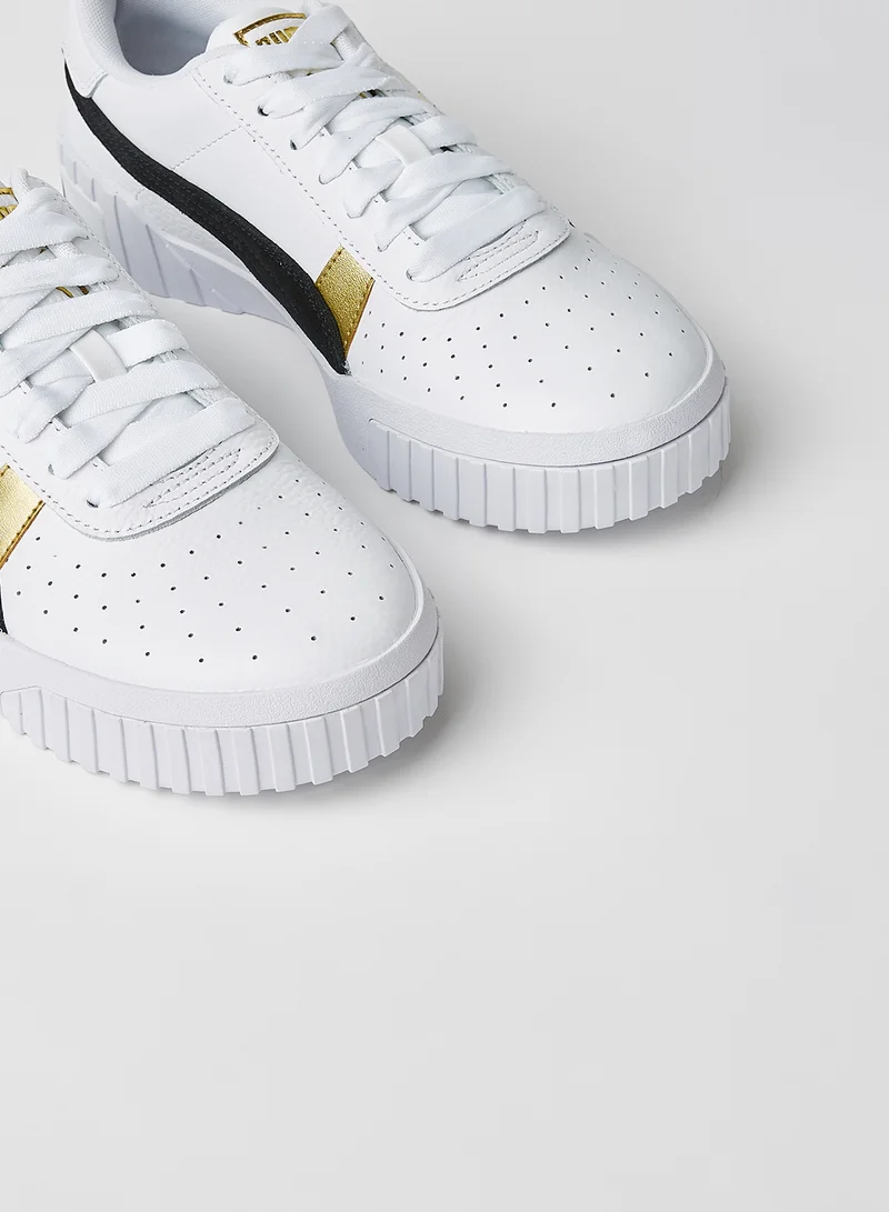 PUMA Cali Varsity Sneakers Puma White-Puma Black-Puma Team Gold
