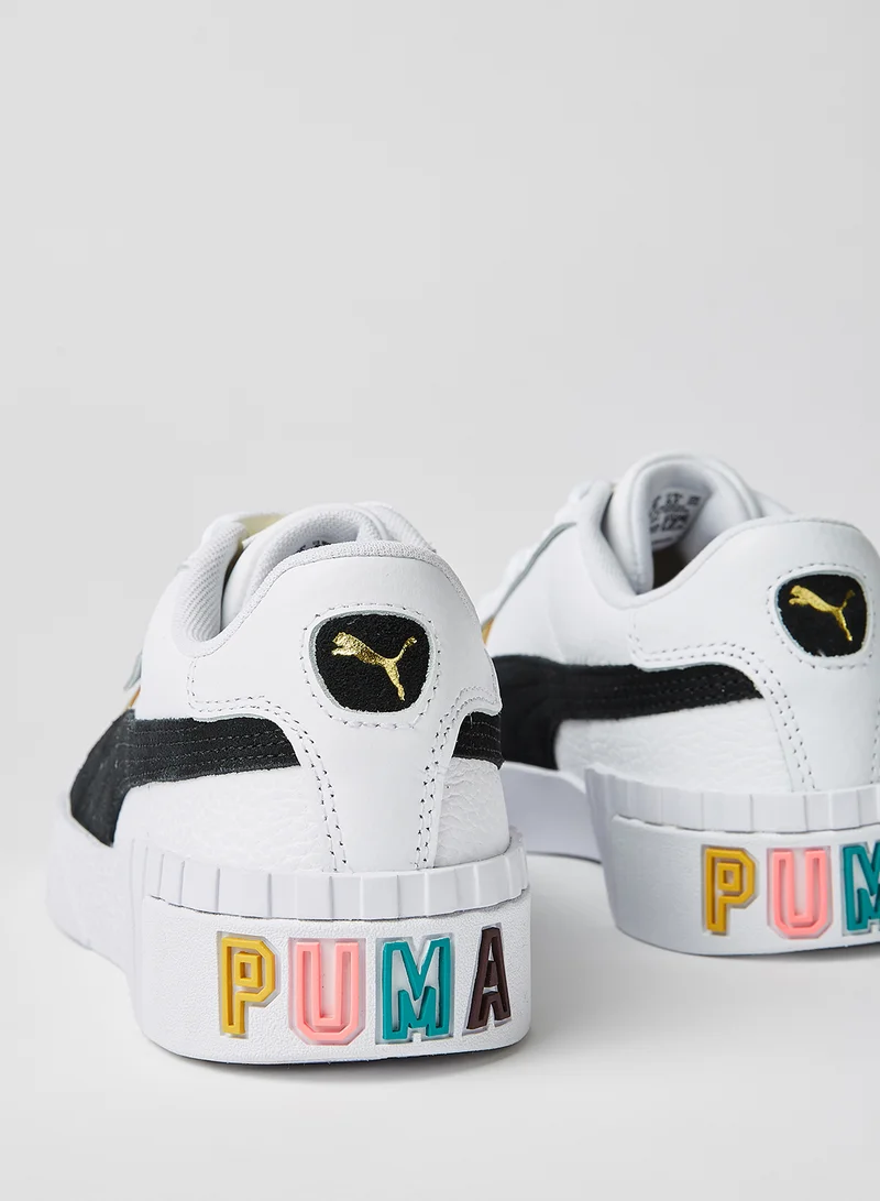 PUMA Cali Varsity Sneakers Puma White-Puma Black-Puma Team Gold