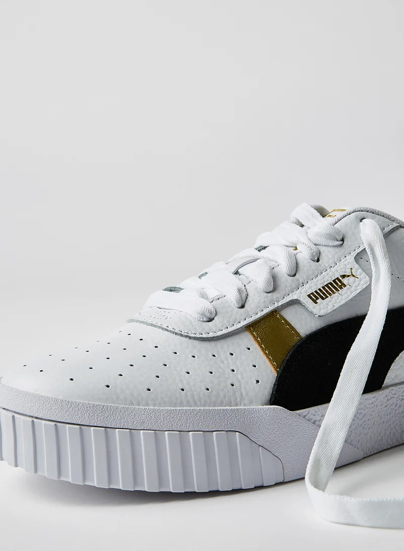 PUMA Cali Varsity Sneakers Puma White-Puma Black-Puma Team Gold