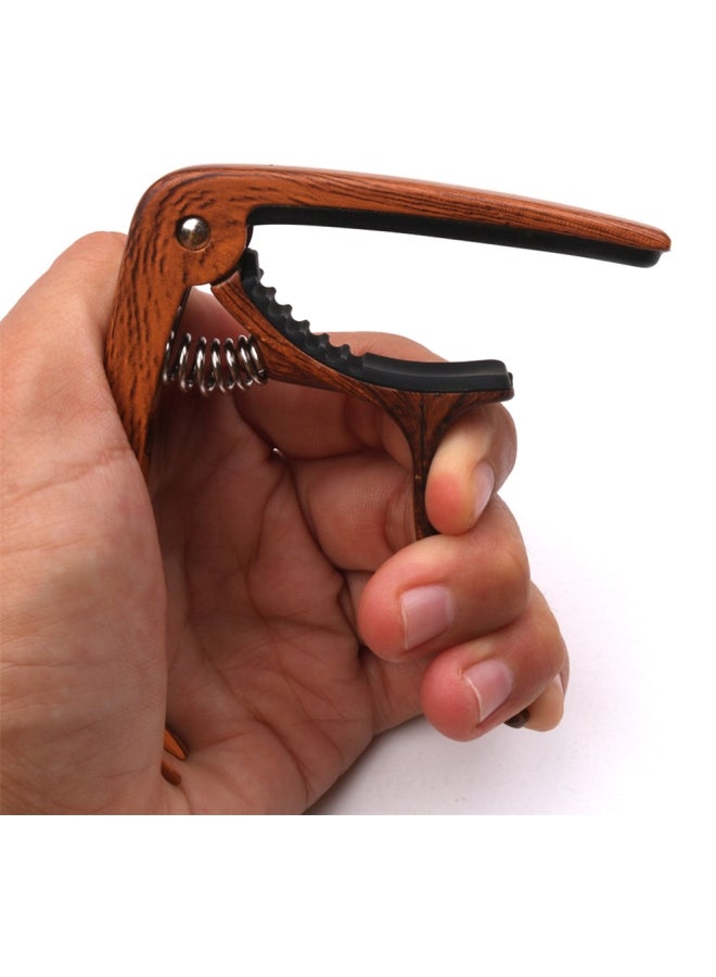 Generic Quick Change Clamp Key Acoustic Classic Guitar Capo Pick Guitar Accessories - Image 2