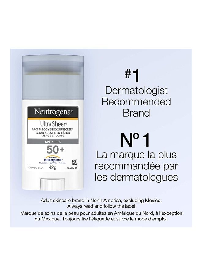 Neutrogena - Face And Body Sunscreen Stick SPF 50+ 1.5ounce - Image 1