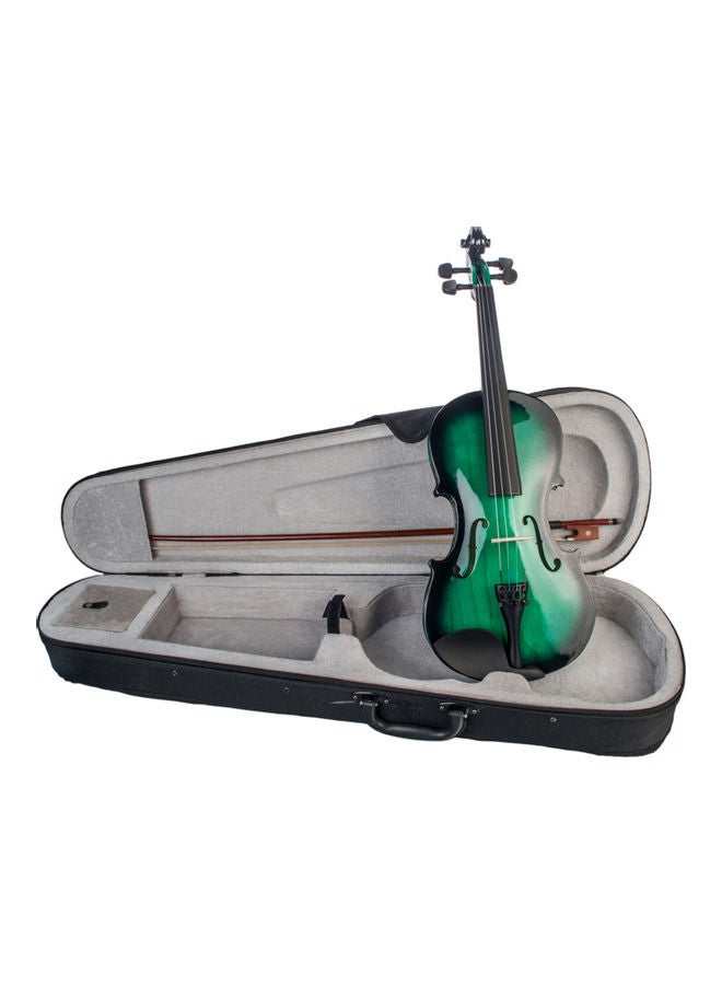 Full Size 4/4 Handmade Acoustic Violin And Maple And Brazil Round Timber For Students Adults Beginners Music Perfomance Training With Bow Storage Case - Image 2