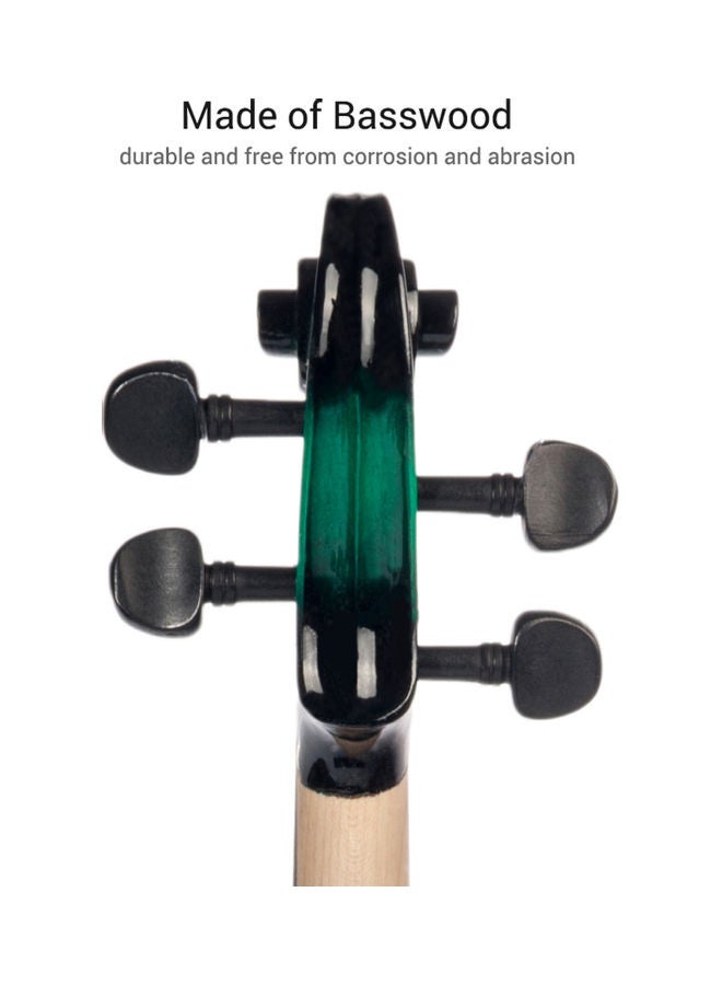 Full Size 4/4 Handmade Acoustic Violin And Maple And Brazil Round Timber For Students Adults Beginners Music Perfomance Training With Bow Storage Case - Image 4