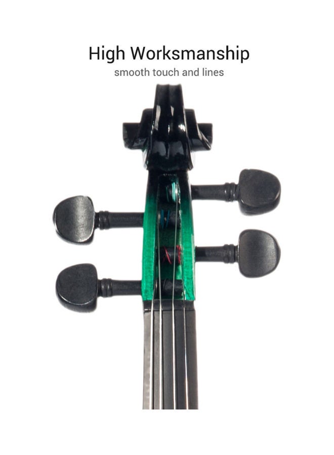 Full Size 4/4 Handmade Acoustic Violin And Maple And Brazil Round Timber For Students Adults Beginners Music Perfomance Training With Bow Storage Case - Image 5