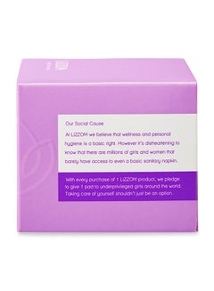 LiZZOM 20-Piece Organic Sanitary Daily Liner Pads White 155cm  - Image 3
