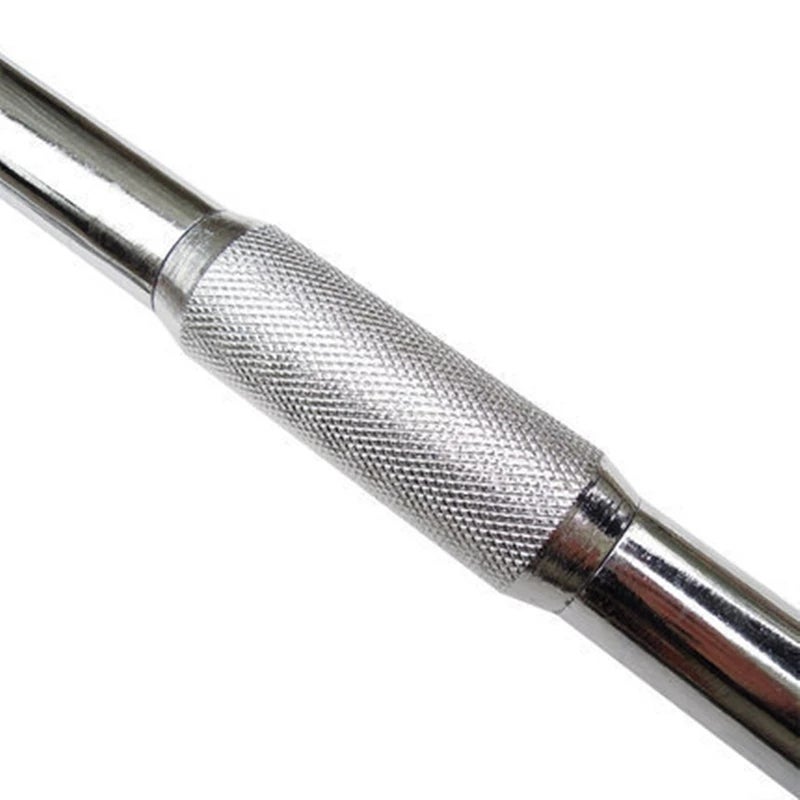 Body Builder Chrome Barbell Bar 160cm  - Image 4