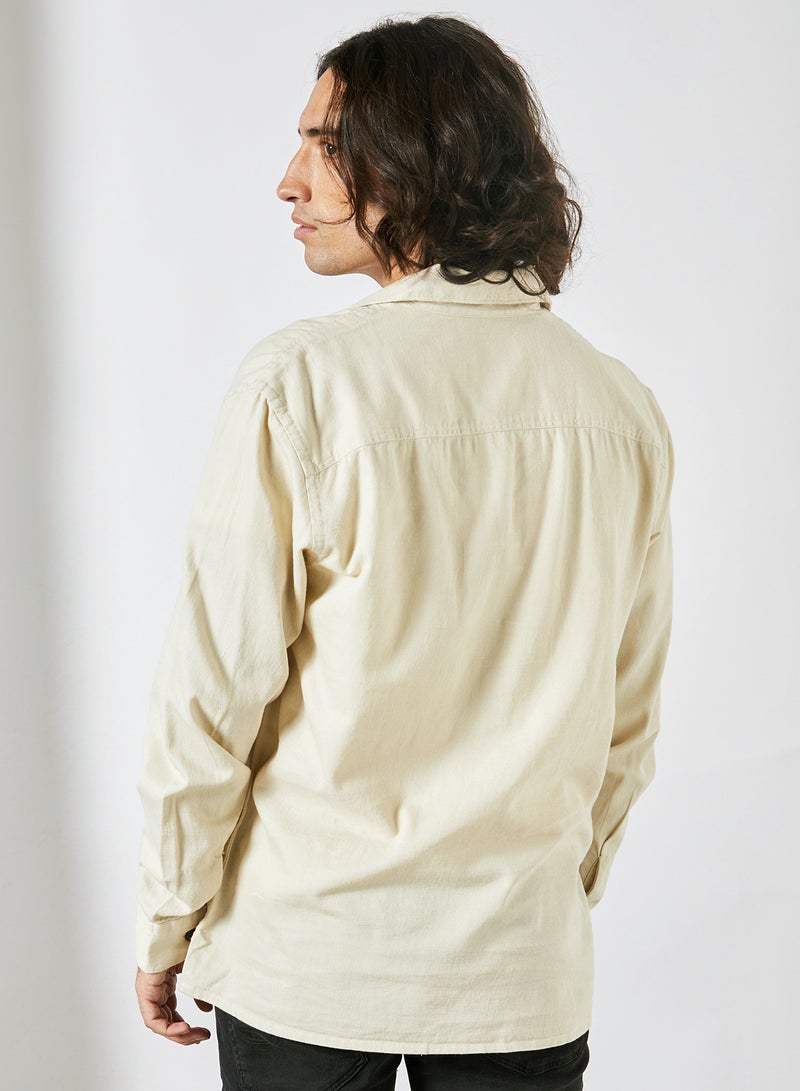 JACK & JONES Pocket Detailed Shirt Ivory  - Image 2