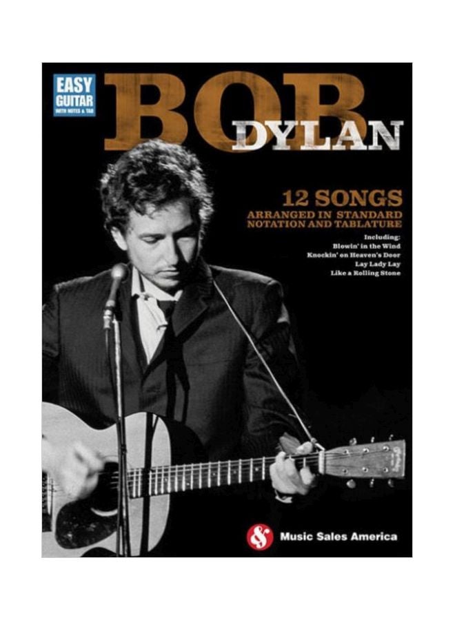 Bob Dylan: Easy Guitar 12 Songs Paperback English by Bob Dylan - 01 Oct 2014