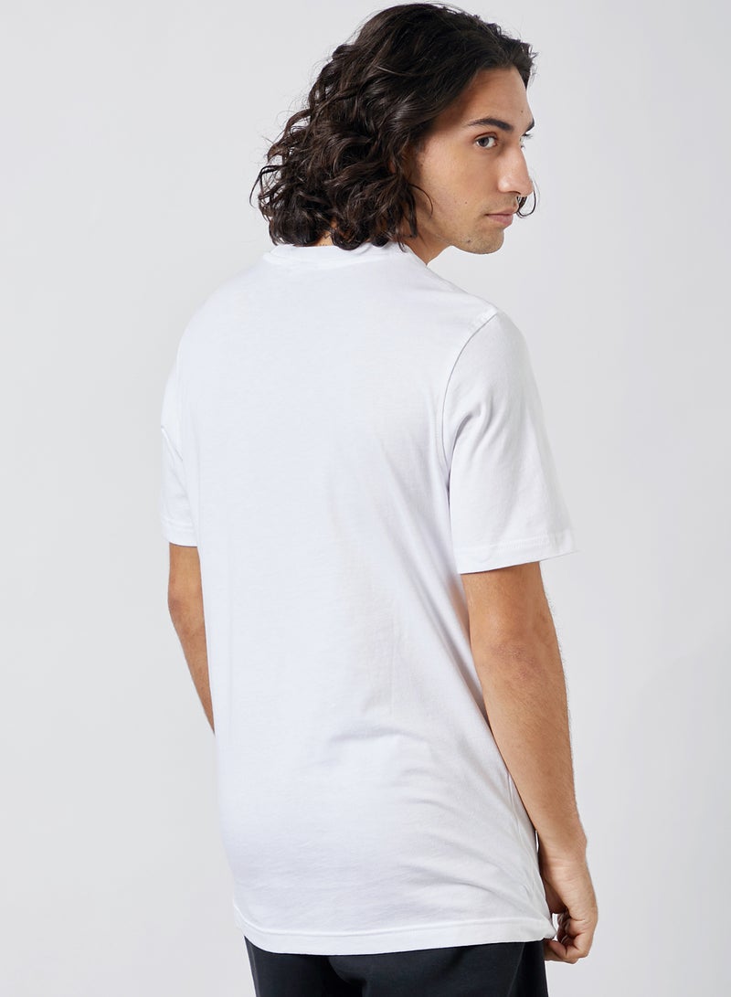 Trefoil T-Shirt White/Future Hydro F10