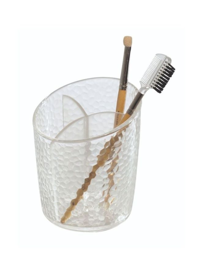 InterDesign Rain Cosmetic Cup Organizer Clear - Image 4