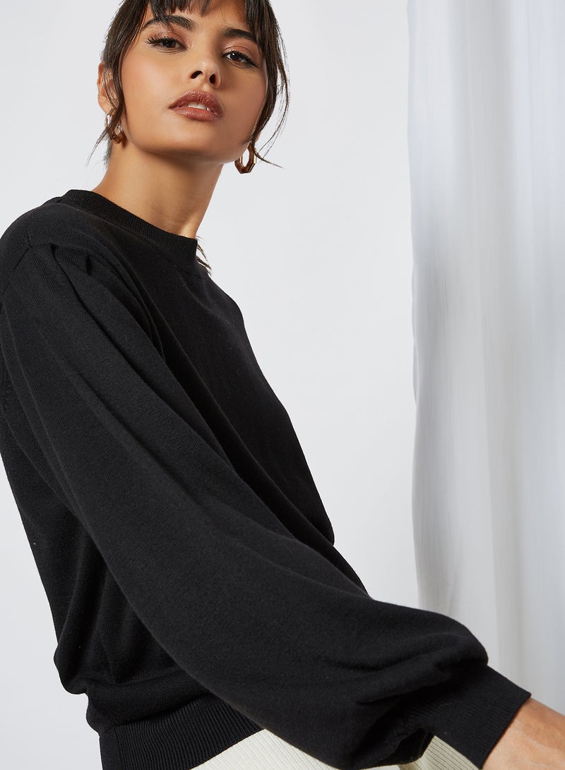 VERO MODA - Muri Sweater Black - Image 1