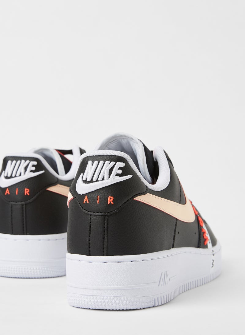 Nike - Air Force 1 '07 LV8 Sneakers BLACK/CRIMSON TINT-FLASH CRIMSON-WHITE - Image 1