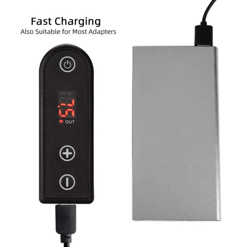 RCA Mini Tattoo Power Supply Battery With Cable Black - Image 3