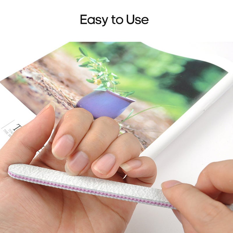 15-Piece Professional Double Sided Nail File Black