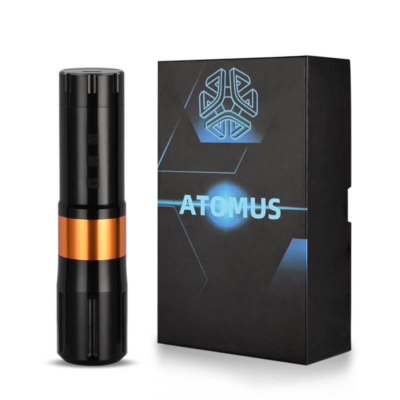 ATOMUS Tattoo Pen Rotary Machine Black  - Image 1