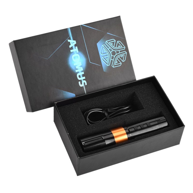 ATOMUS Tattoo Pen Rotary Machine Black  - Image 2