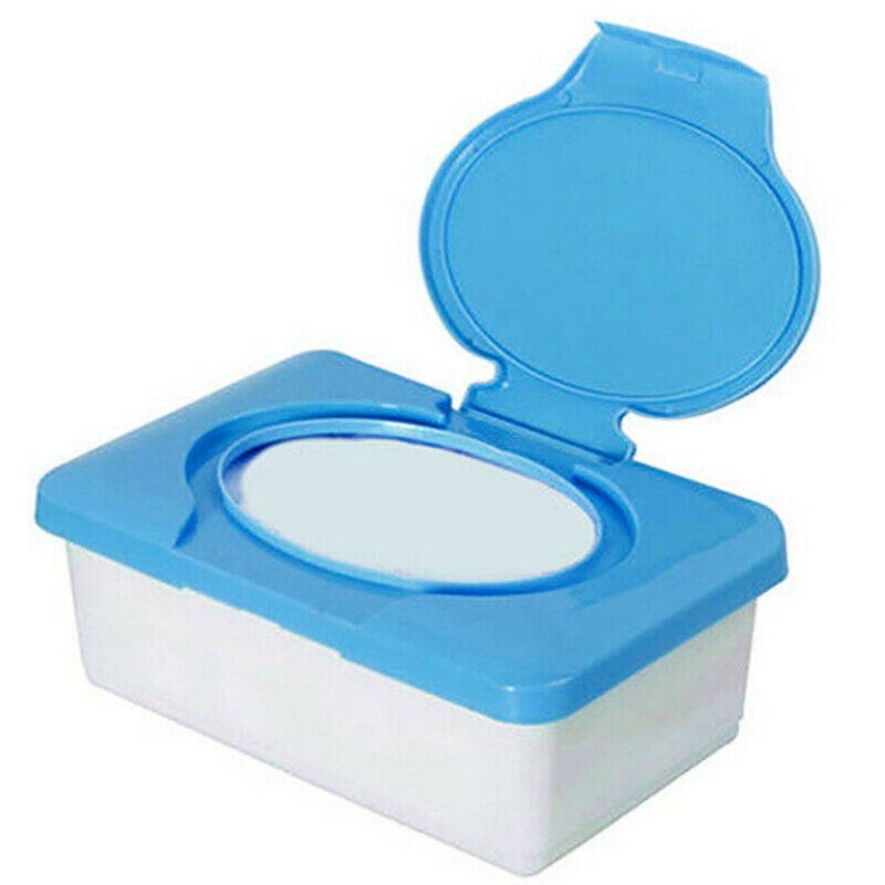 Baby Wipes Napkin Storage Box Blue - Image 1