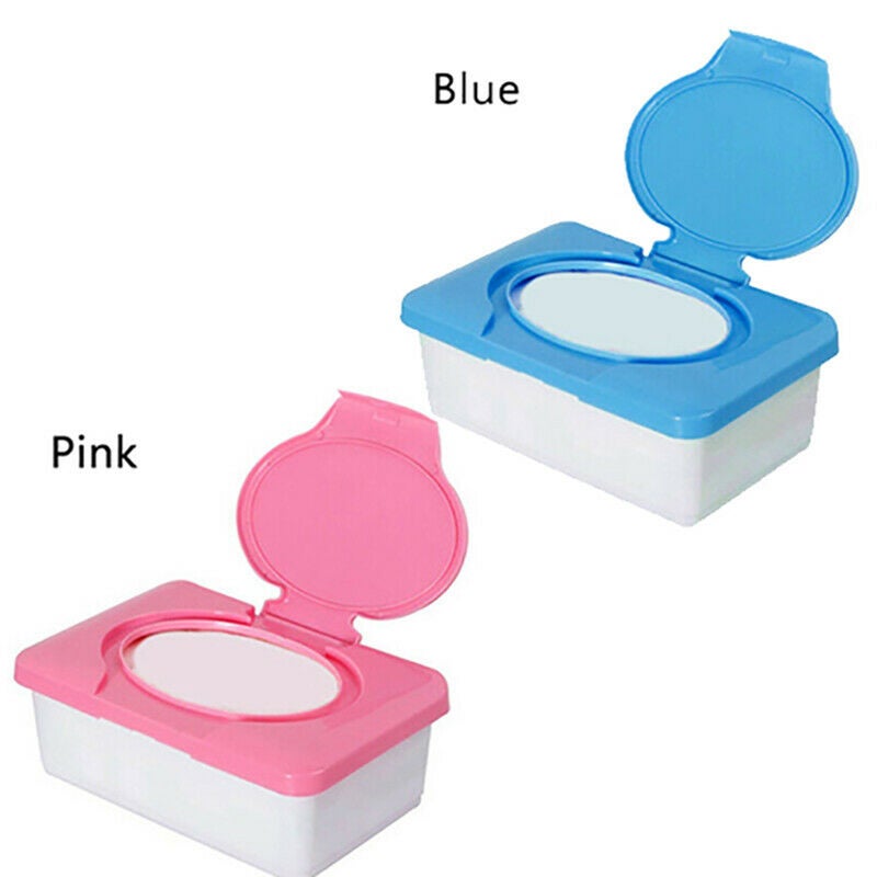 Baby Wipes Napkin Storage Box Blue - Image 4