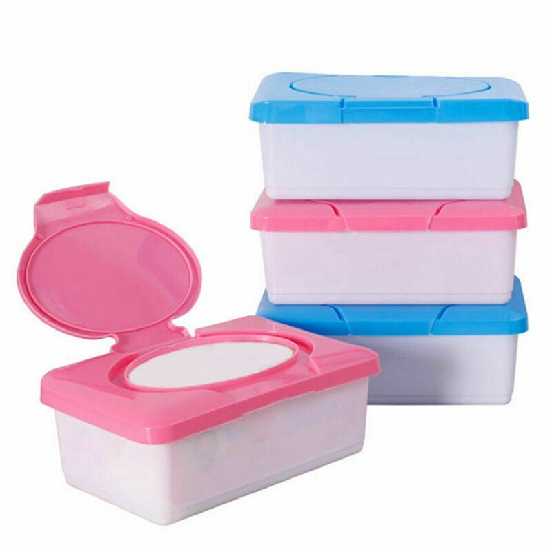 Baby Wipes Napkin Storage Box Blue - Image 5
