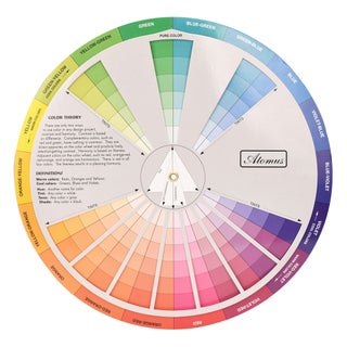 Wheel Practical Color Chart Selector Paper For Tattoo Nail Pigment Mixing Guide Multicolor - v1604153558/N41450863A_1