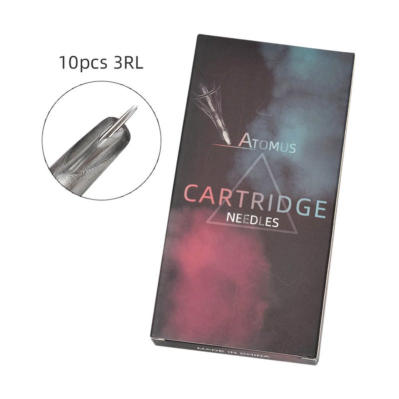 Generic 10-Piece DisposableTattoo Needle Cartridge Transparent  - Image 1