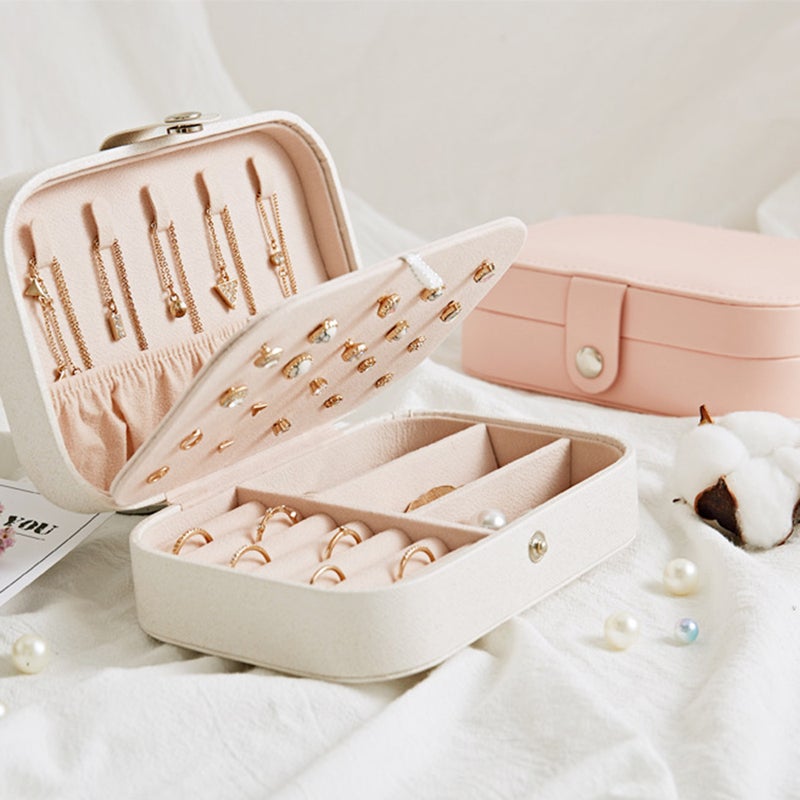 Generic - Multi-functional Display Jewelry Storage Case Pink - Image 1